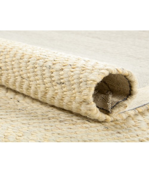 Kate Lester + Jaipur Living Esdras Handmade Solid Beige/ Gray Area Rug 9'X12'