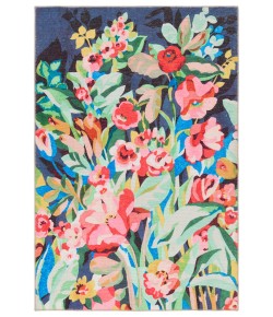 Vibe By Jaipur Living Lavatera Indoor/Outdoor Floral Multicolor/ Pink Ibs01 Area Rug 9 ft. X 12 ft. Rectangle