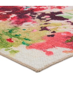 Vibe By Jaipur Living Rouge Indoor/Outdoor Floral Pink/ Multicolor Ibs05 Area Rug 4 ft. 2 in. X 6 ft. Rectangle