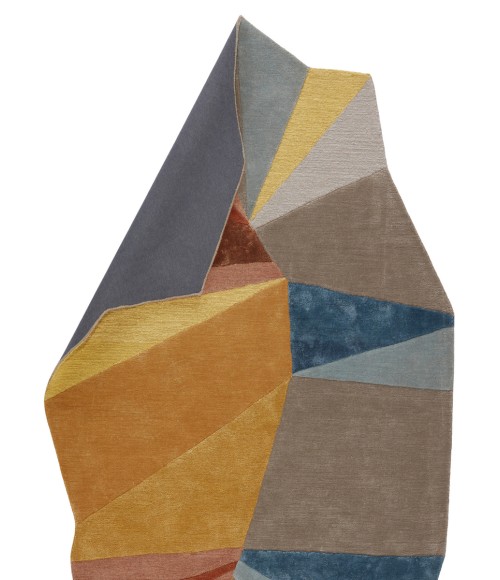 Iconic Area Rug Jaipur Living Sabah Handmade Geometric Multicolor/ Yellow Area Rug (9'X13'3")