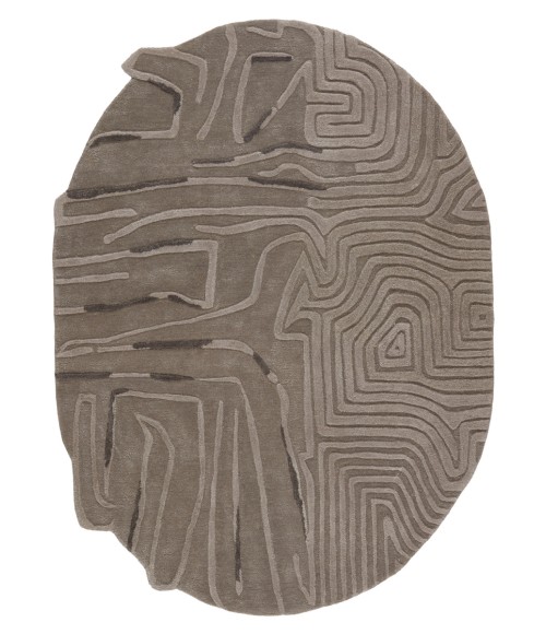 Iconic Area Rug Jaipur Living Hokona Handmade Geometric Gray Area Rug (6'X7'2")