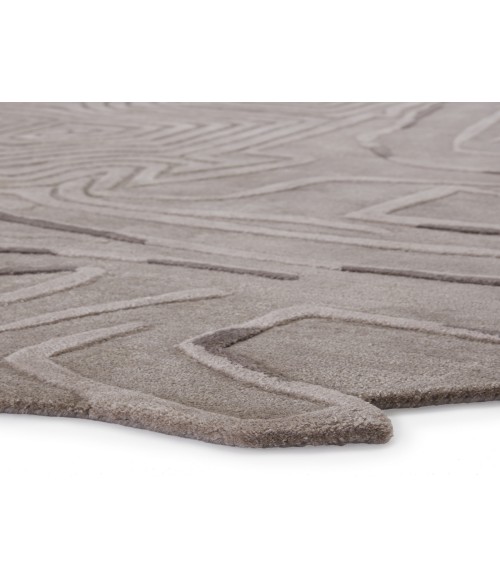 Iconic Area Rug Jaipur Living Hokona Handmade Geometric Gray Area Rug (6'X7'2")