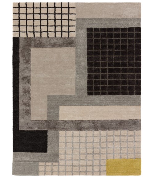 ICO11 Aramina Rug Jaipur Living Aramina Handmade Abstract Gray/ Black Area Rug 9'X12'