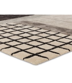 Jaipur Living Iconic Aramina ICO11 Gray - Black 9 ft. X 12 ft. Rectangle Rug