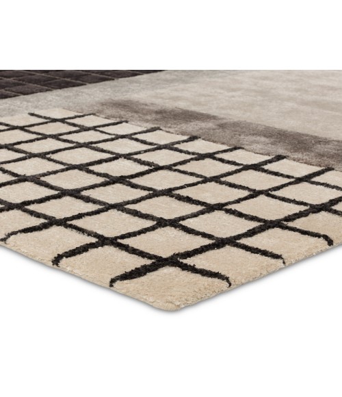 ICO11 Aramina Rug Jaipur Living Aramina Handmade Abstract Gray/ Black Area Rug 9'X12'