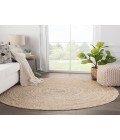 Jaipur Living Idriss Beige IDS01 10 ft. Rnd Round Rug