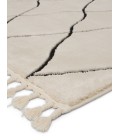 Vibe by Jaipur Living Treble Trellis Ivory/ Black Area Rug 5'X7'