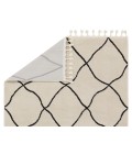 Vibe by Jaipur Living Treble Trellis Ivory/ Black Area Rug 5'X7'