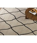 Vibe by Jaipur Living Treble Trellis Ivory/ Black Area Rug 5'X7'