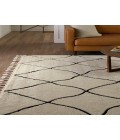 Vibe by Jaipur Living Treble Trellis Ivory/ Black Area Rug 5'X7'