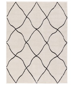 Vibe by Jaipur Living Jaida Treble JID19 Ivory - Black 6 ft. X 9 ft. Rectangle Rug