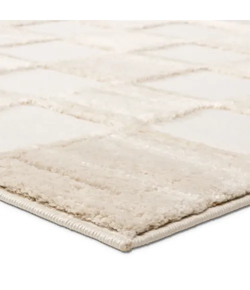 Vibe by Jaipur Living Catanza Geometric Cream/ Ivory Area Rug 6'3"X9'6"