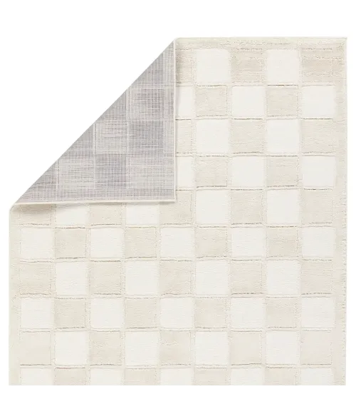 Vibe by Jaipur Living Catanza Geometric Cream/ Ivory Area Rug 6'3"X9'6"