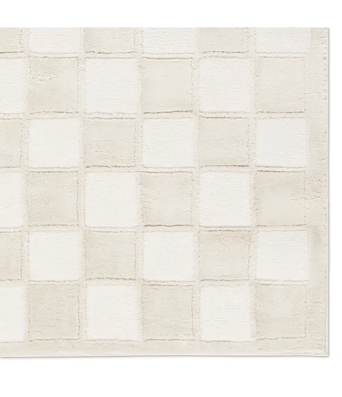 Vibe by Jaipur Living Catanza Geometric Cream/ Ivory Area Rug 6'3"X9'6"