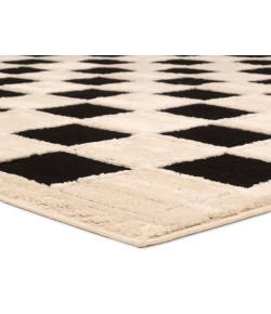 Vibe by Jaipur Living Jaida Nicia JID27 White - Black 5 ft. X 7 ft. Rectangle Rug