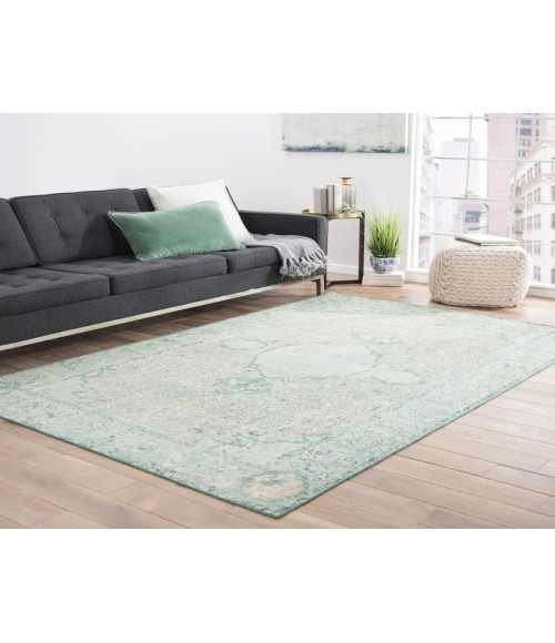 Jaipur Living Kai Aqua KAI02 8 ft. X 11 ft. Rectangle Rug