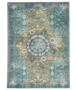 Jaipur Living Kai Modify KAI05 Teal - Olive 5 ft. X 8 ft. Rectangle Rug