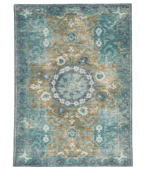 Jaipur Living Kai Teal KAI05 5 ft. X 8 ft. Rectangle Rug