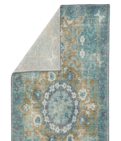 Jaipur Living Kai Teal KAI05 5 ft. X 8 ft. Rectangle Rug