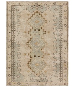 Jaipur Living Kai Pathos KAI14 Tan - Green 5 ft. X 8 ft. Rectangle Rug