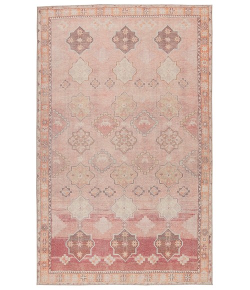 Kairos Area Rug Vibe by Jaipur Living Bijou Medallion Pink/ Orange Area Rug (5'X7'6")