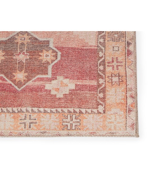 Kairos Area Rug Vibe by Jaipur Living Bijou Medallion Pink/ Orange Area Rug (5'X7'6")