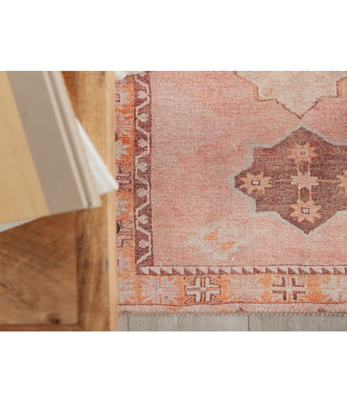 Kairos Area Rug Vibe by Jaipur Living Bijou Medallion Pink/ Orange Area Rug (5'X7'6")