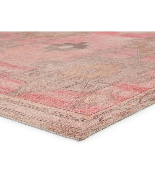 Kairos Area Rug Vibe by Jaipur Living Faron Medallion Pink/ Tan Runner Rug (2'6"X7'6")