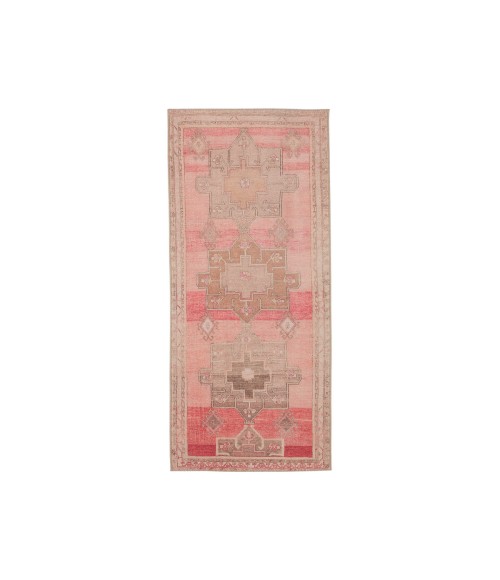 Kairos Area Rug Vibe by Jaipur Living Faron Medallion Pink/ Tan Runner Rug (2'6"X7'6")