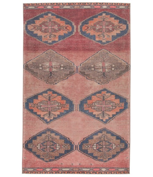 Kairos Area Rug Vibe by Jaipur Living Mirta Medallion Pink/ Blue Area Rug (9'X12')