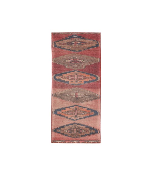Kairos Area Rug Vibe by Jaipur Living Mirta Medallion Pink/ Blue Runner Rug (2'6"X10')