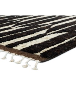 Jaipur Living Keoka Quest KEO02 Dark Brown - Ivory 6 ft. X 9 ft. Rectangle Rug