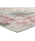 KLS10 Vandran Rug Vibe by Jaipur Living Vandran Medallion Dark Red/ Teal Runner Rug 2'6"X8'