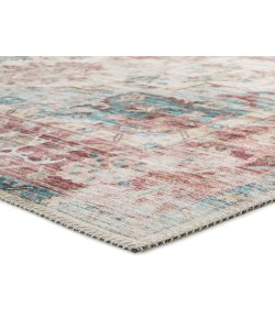 Vibe by Jaipur Living Kalesi Vandran KLS10 Dark Red - Teal 2 ft. 6 in. X 8 ft. Rectangle Rug