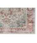 KLS10 Vandran Rug Vibe by Jaipur Living Vandran Medallion Dark Red/ Teal Runner Rug 2'6"X8'