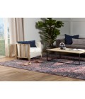 Nikki Chu by Jaipur Living Issa Medallion Dark Blue/ Pink Area Rug (8'X10')