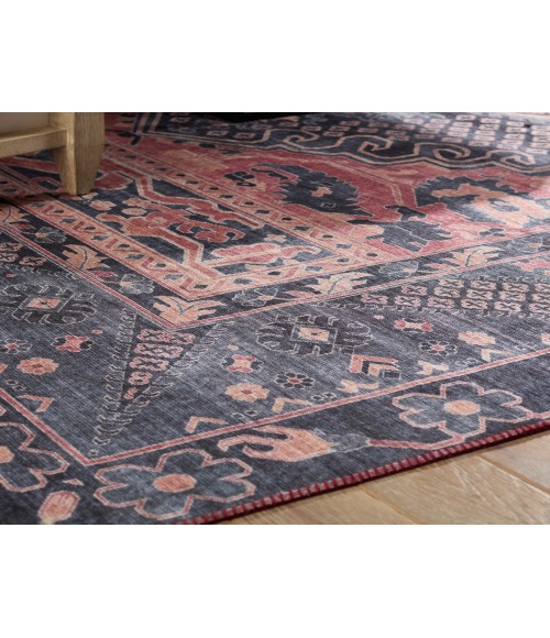 Nikki Chu by Jaipur Living Issa Medallion Dark Blue/ Pink Area Rug (8'X10')