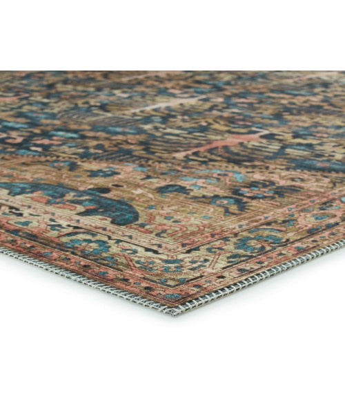 Keyara By Nikki Chu Area Rug Nikki Chu by Jaipur Living Jayven Medallion Blue/ Tan Runner Rug (2'6"X8')