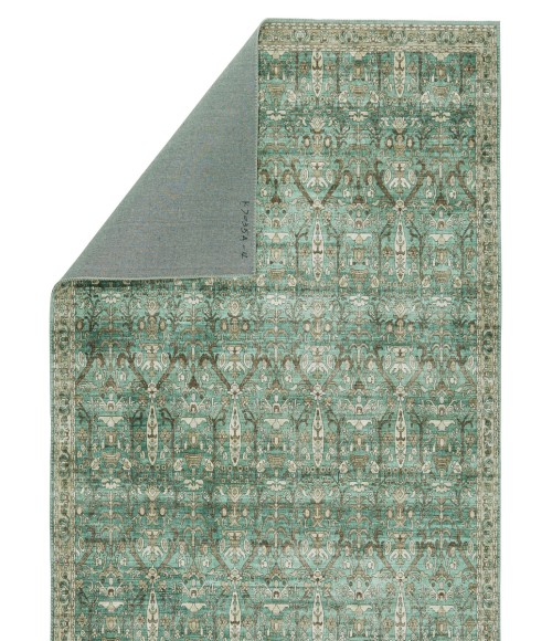 Nikki Chu by Jaipur Living Razi Trellis Green/ Tan Area Rug (9'X12')