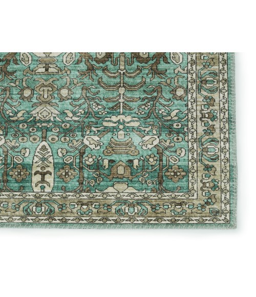 Nikki Chu by Jaipur Living Razi Trellis Green/ Tan Area Rug (9'X12')