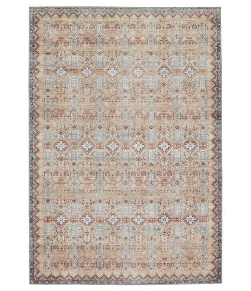 Nikki Chu by Jaipur Living Dalia Trellis Tan/ Light Gray Area Rug (6'X9')