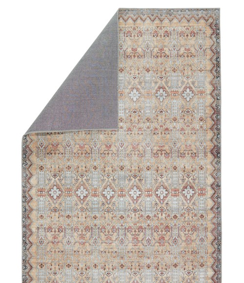 Nikki Chu by Jaipur Living Dalia Trellis Tan/ Light Gray Area Rug (6'X9')