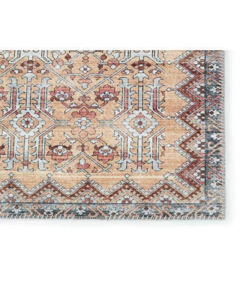 Nikki Chu by Jaipur Living Dalia Trellis Tan/ Light Gray Area Rug (6'X9')