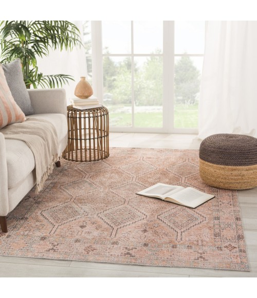Jaipur Living Marquesa Trellis Light Pink/ Blue Area Rug (7'6"X9'6")