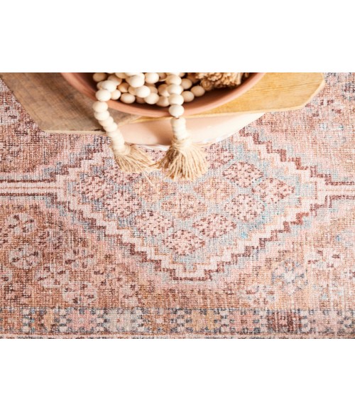 Jaipur Living Marquesa Trellis Light Pink/ Blue Runner Rug 2'6"X10'