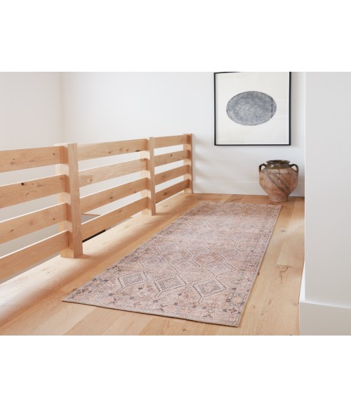 Jaipur Living Marquesa Trellis Light Pink/ Blue Runner Rug 2'6"X10'