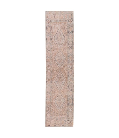 Jaipur Living Marquesa Trellis Light Pink/ Blue Runner Rug 2'6"X10'