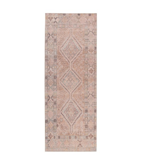 Jaipur Living Marquesa Trellis Light Pink/ Blue Runner Rug 3'9"X10'