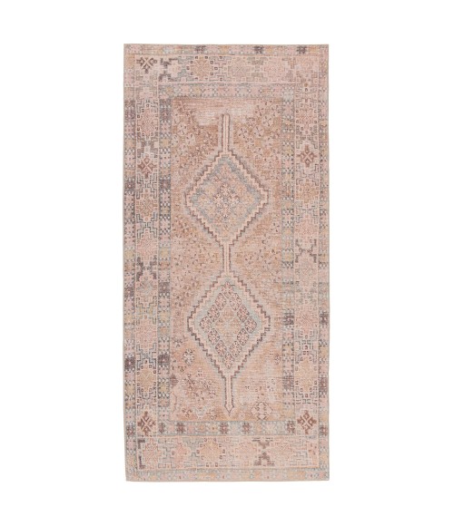 Jaipur Living Marquesa Trellis Light Pink/ Blue Runner Rug 3'9"X8'
