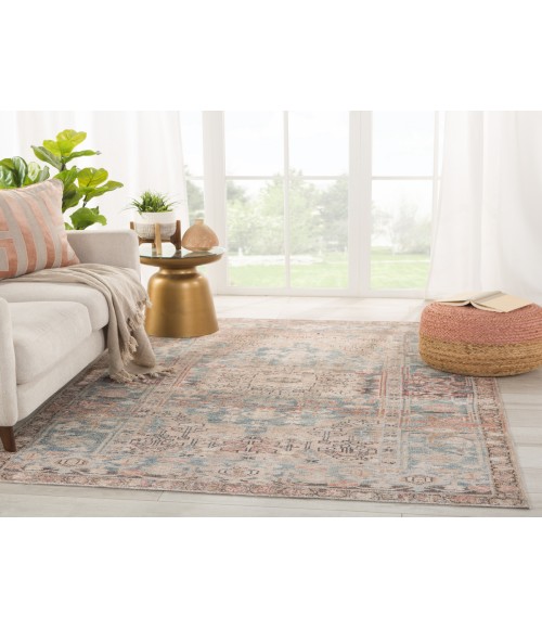 Jaipur Living Geonna Medallion Blue/ Beige Area Rug (7'6"X9'6")
